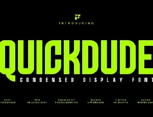 Quickdude font