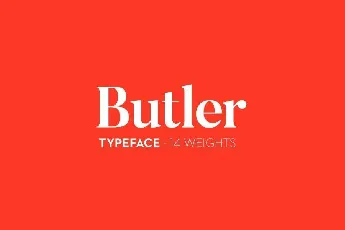 Butler Free font