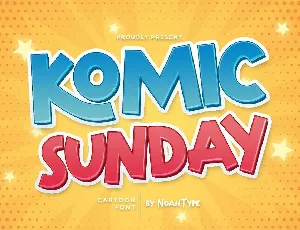 Komic Sunday font