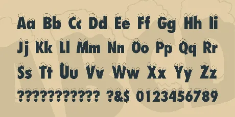 DS Snowfall font