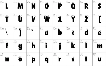 DS Snowfall font