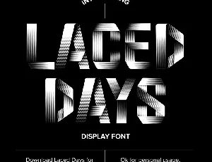 Laced Days font