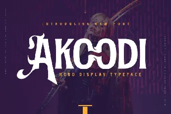 Akoodi font