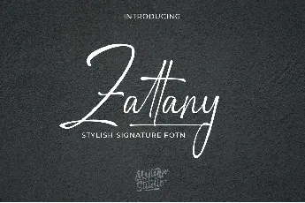 Zattany font