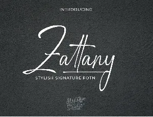 Zattany font