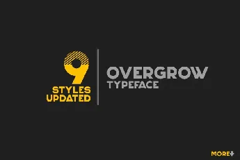 Overgrow Display Typeface font