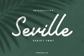 Seville Handwritten font