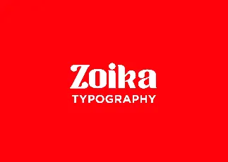 Zoika font