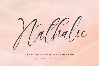 Nathalie font