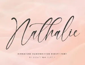 Nathalie font