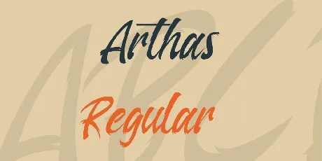 Arthas font