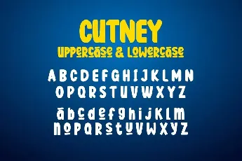 Cutney font