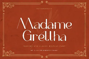 Madame Grettha font