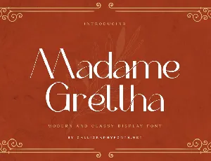 Madame Grettha font