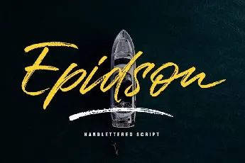 Epidson Brush Script font