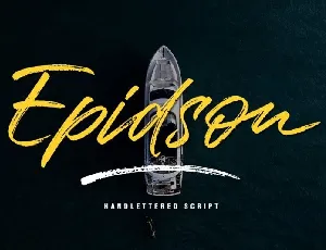 Epidson Brush Script font