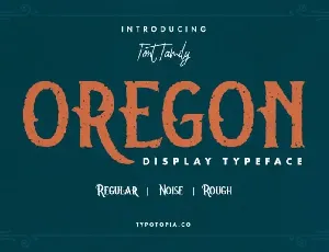 Oregon Display font