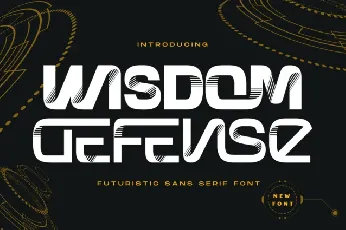 Wisdom Defense font