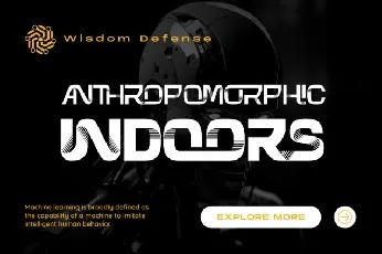 Wisdom Defense font