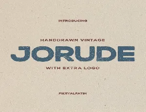 Jorude font