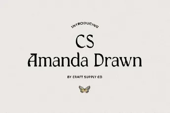 CS Amanda Drawn font