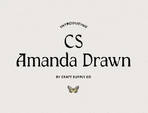 CS Amanda Drawn font