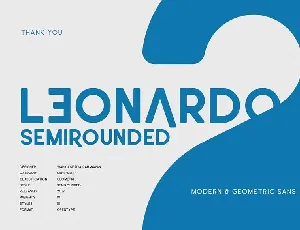 Leonardo Family font