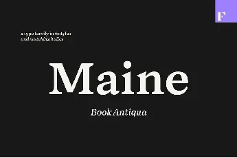 Maine Family font