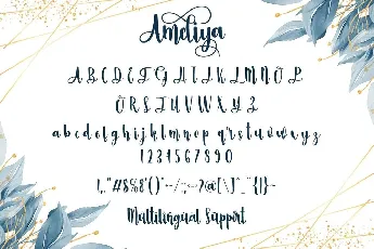 Ameliya font