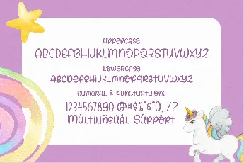 Sunday Unicorn font