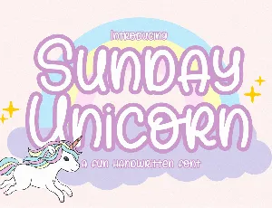 Sunday Unicorn font