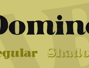 Domino font