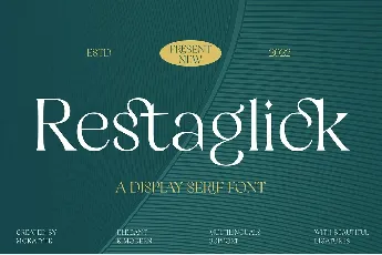 Restaglick font