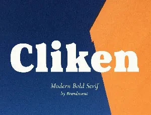 Cliken font