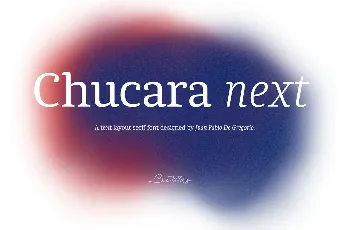 Chucara next Family font