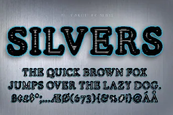 Silvers font