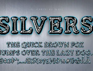 Silvers font