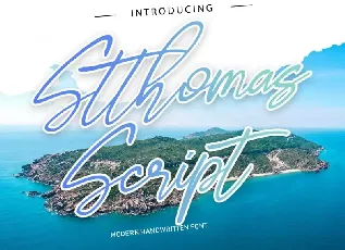 Stthomas Script font