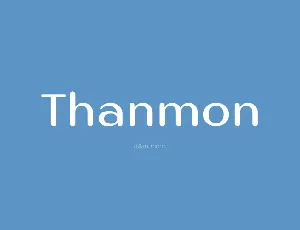 Thanmon Sans Serif font