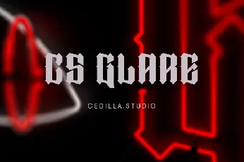 CS Glare Trial font