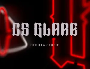 CS Glare Trial font