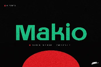 Makio font