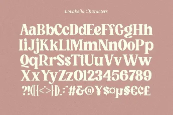 Lovabella font