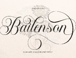 Bailenson font