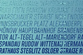 StadtMitte Family font