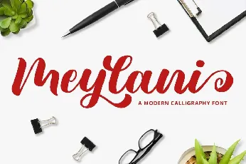 Meylani font