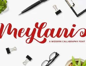 Meylani font