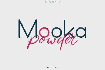 Mooka Powder Duo Free font