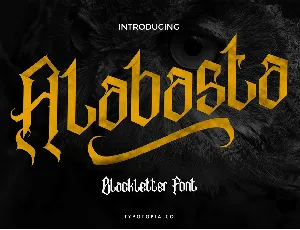 Alabasta font