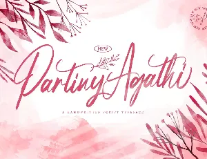 Partiny Agathi font